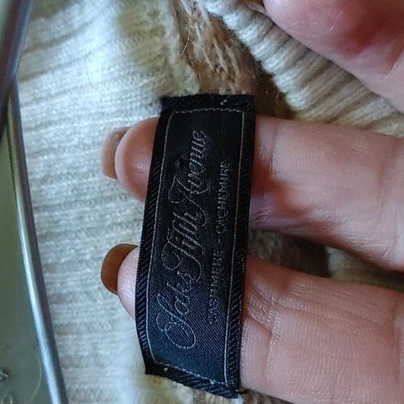 Saks Fifth Avenue Fair Isle Cashmere Sweater Sz.S - Picture 9 of 12